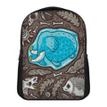 Frozen Mammoth And Fossil Print Casual Backpack