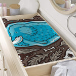 Frozen Mammoth And Fossil Print Changing Pad Cover