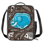 Frozen Mammoth And Fossil Print Crossbody Lunch Bag