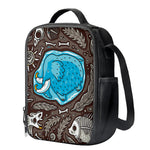 Frozen Mammoth And Fossil Print Crossbody Lunch Bag