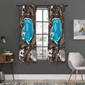 Frozen Mammoth And Fossil Print Grommet Curtain Panels