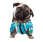 Frozen Mammoth And Fossil Print Dog Zip Up Hoodie