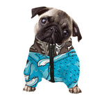 Frozen Mammoth And Fossil Print Dog Zip Up Jacket