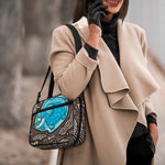 Frozen Mammoth And Fossil Print Double Strap Bible Bag