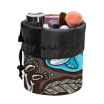 Frozen Mammoth And Fossil Print Drawstring Makeup Bag