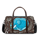 Frozen Mammoth And Fossil Print Duffle Bag