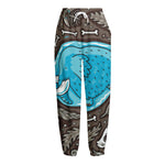 Frozen Mammoth And Fossil Print Fleece Lined Knit Pants