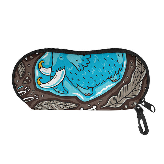 Frozen Mammoth And Fossil Print Glasses Case