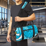 Frozen Mammoth And Fossil Print Gym Bag