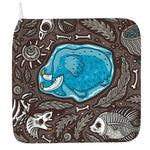 Frozen Mammoth And Fossil Print Hand Towel
