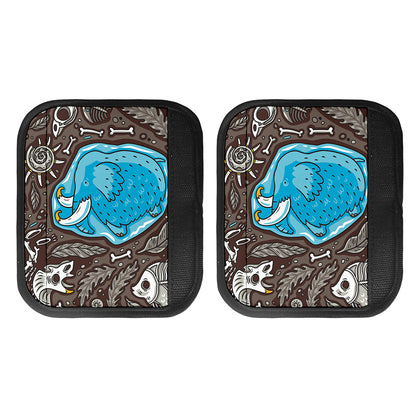 Frozen Mammoth And Fossil Print Handle Covers