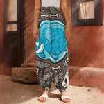 Frozen Mammoth And Fossil Print Harem Pants