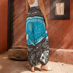 Frozen Mammoth And Fossil Print Harem Pants