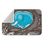 Frozen Mammoth And Fossil Print Indoor Door Mat