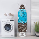 Frozen Mammoth And Fossil Print Ironing Board Cover