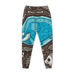 Frozen Mammoth And Fossil Print Jogger Pants