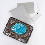 Frozen Mammoth And Fossil Print Laptop Sleeve