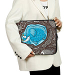 Frozen Mammoth And Fossil Print Laptop Sleeve