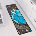 Frozen Mammoth And Fossil Print Long Kitchen Mat