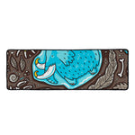 Frozen Mammoth And Fossil Print Long Kitchen Mat