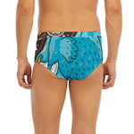 Frozen Mammoth And Fossil Print Men's Briefs