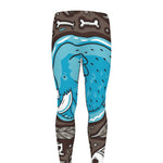 Frozen Mammoth And Fossil Print Men's leggings