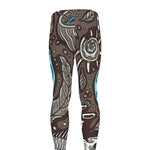 Frozen Mammoth And Fossil Print Men's leggings