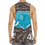 Frozen Mammoth And Fossil Print Men's Muscle Tank Top