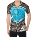 Frozen Mammoth And Fossil Print Men's Shirt