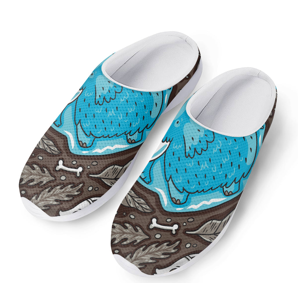 Frozen Mammoth And Fossil Print Mesh Casual Shoes