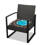Frozen Mammoth And Fossil Print Outdoor Seat Cushion Cover