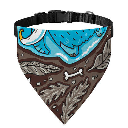 Frozen Mammoth And Fossil Print Over The Collar Dog Bandana