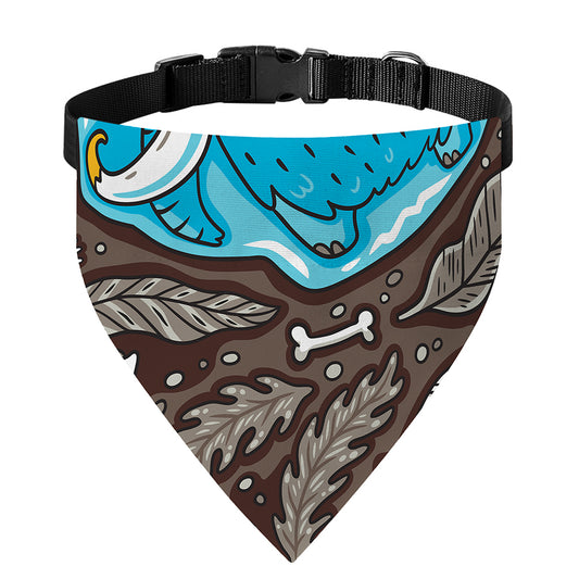 Frozen Mammoth And Fossil Print Over The Collar Dog Bandana