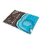 Frozen Mammoth And Fossil Print Pet Cooling Mat Cover