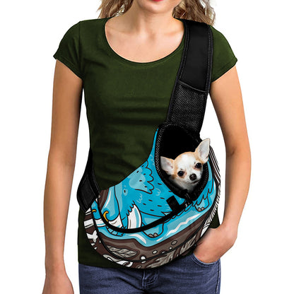 Frozen Mammoth And Fossil Print Pet Sling Carrier