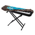 Frozen Mammoth And Fossil Print Piano Keyboard Cover