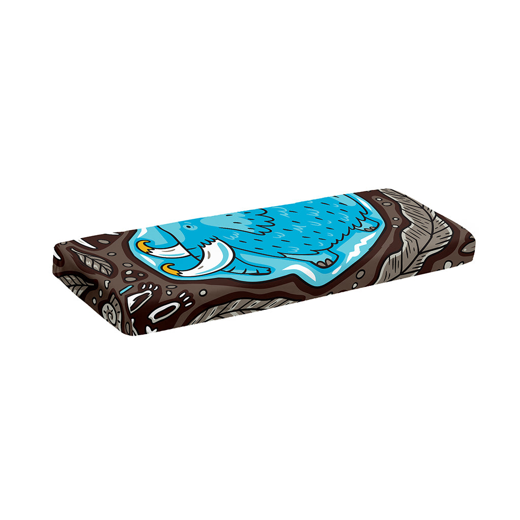 Frozen Mammoth And Fossil Print Piano Keyboard Cover