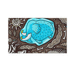 Frozen Mammoth And Fossil Print Polyester Flag