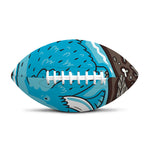 Frozen Mammoth And Fossil Print Rugby Ball
