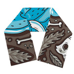 Frozen Mammoth And Fossil Print Scarf