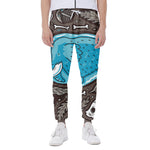 Frozen Mammoth And Fossil Print Scuba Joggers