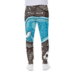 Frozen Mammoth And Fossil Print Scuba Joggers