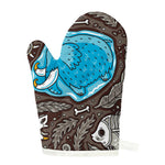 Frozen Mammoth And Fossil Print Single Oven Mitt