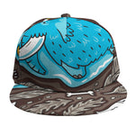 Frozen Mammoth And Fossil Print Snapback Cap