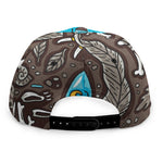 Frozen Mammoth And Fossil Print Snapback Cap