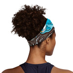 Frozen Mammoth And Fossil Print Sports Headband