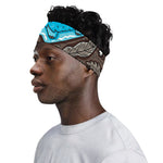 Frozen Mammoth And Fossil Print Sports Headband