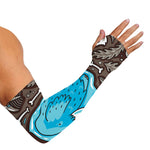 Frozen Mammoth And Fossil Print Sun Protection Arm Sleeves