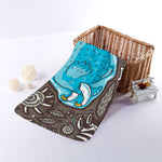 Frozen Mammoth And Fossil Print Towel