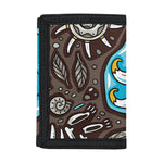 Frozen Mammoth And Fossil Print Trifold Wallet